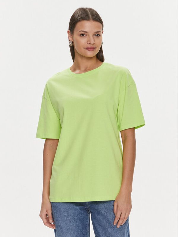 Fracomina Fracomina T-shirt FP24ST3006J465N5 Zelena Loose Fit
