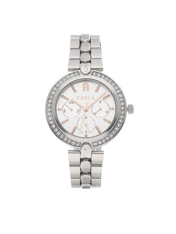 Furla Furla Sat Logo Links WW00030-K21000-AR000-1-003-20-CN-W Srebrna