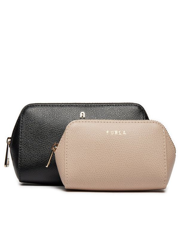 Furla Furla Set neseseri Camelia M Cosmetic Case Set WE00453-ARE000-BBR00-1007 Crna