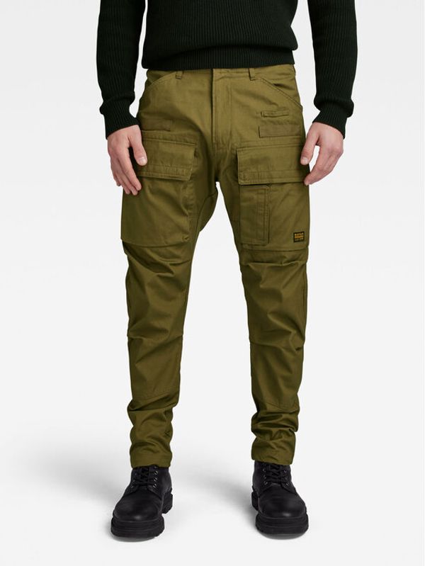 G-Star Raw G-Star Raw Hlače 3D D23636-D384-C744 Zelena Tapered Fit