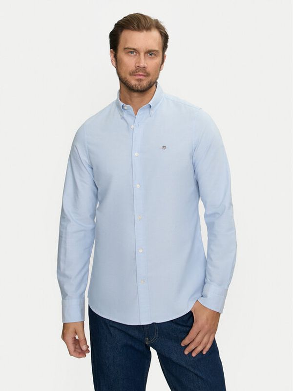 Gant Gant Košulja 3000202 Svijetloplava Slim Fit