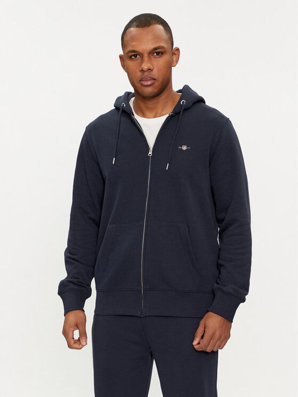 Gant Gant Majica dugih rukava Shield 2007059 Tamnoplava Regular Fit