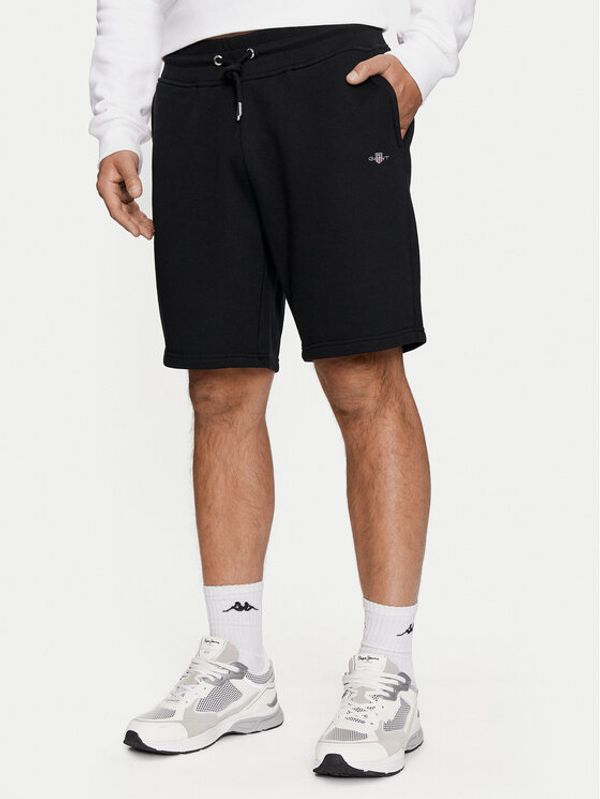 Gant Gant Sportske kratke hlače Shield 2009027 Crna Regular Fit