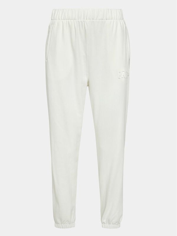 Gap Gap Donji dio trenerke 729736-05 Bijela Regular Fit