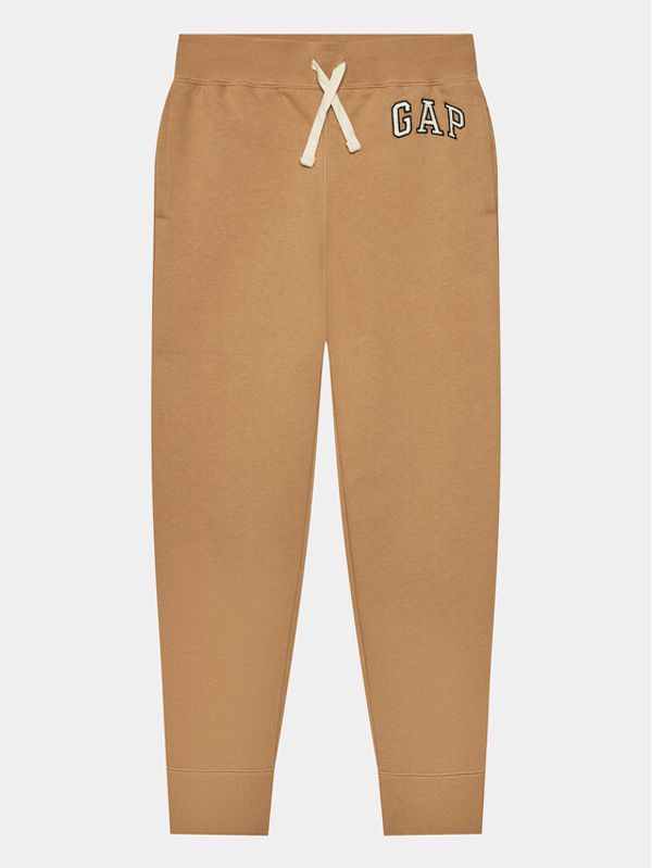 Gap Gap Donji dio trenerke 772098-03 Smeđa Regular Fit