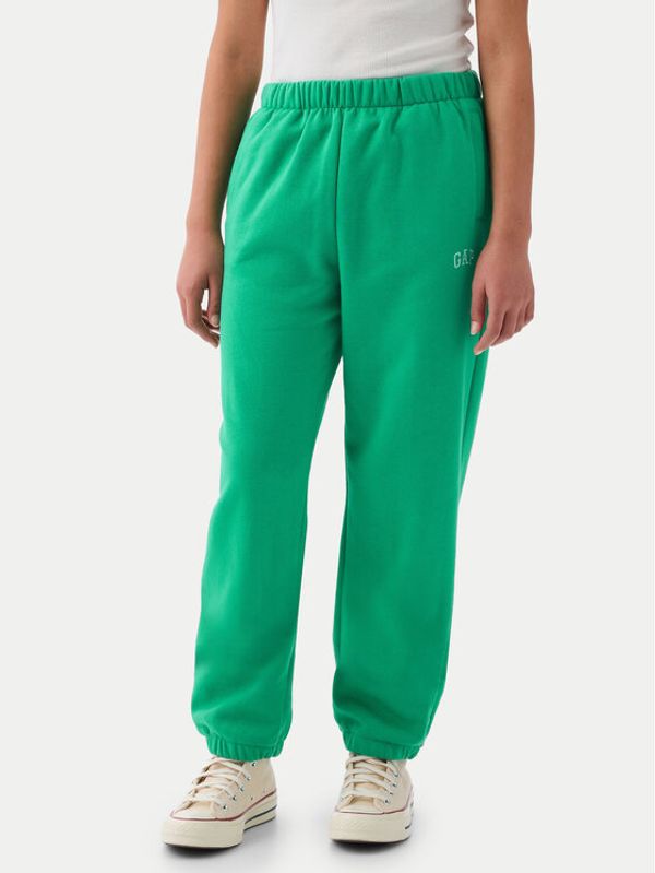 Gap Gap Donji dio trenerke 870901-05 Zelena Relaxed Fit