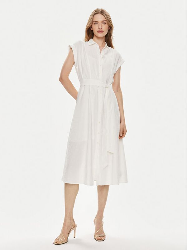 Gap Gap Haljina košulja 857655-00 Écru Regular Fit