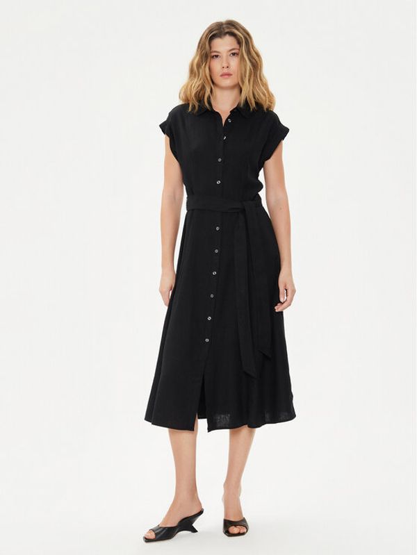Gap Gap Haljina košulja 857655-02 Crna Regular Fit