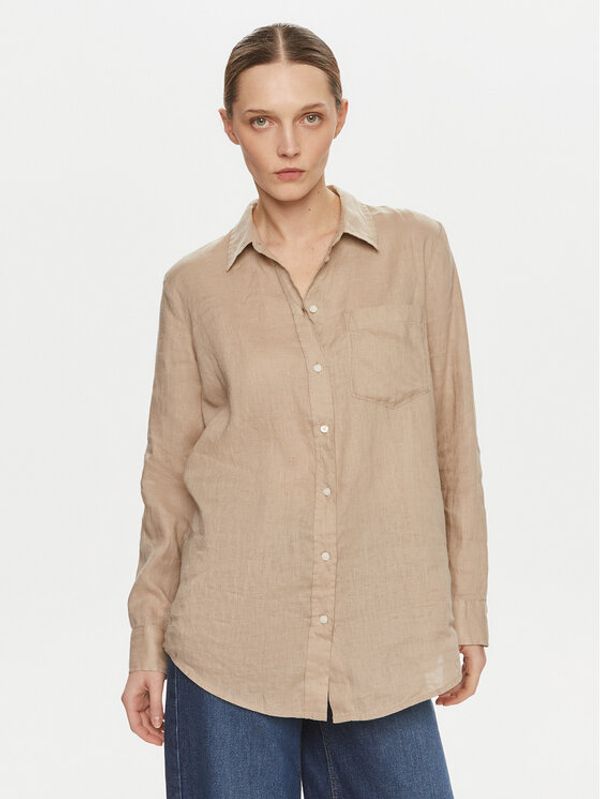 Gap Gap Košulja 875983 Bež Relaxed Fit