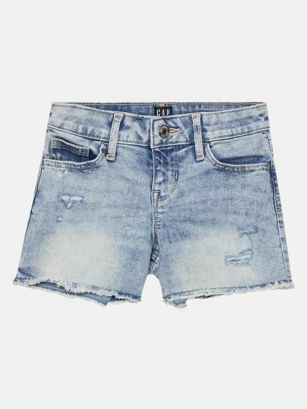 Gap Gap Kratke traperice 603115-00 Plava Regular Fit