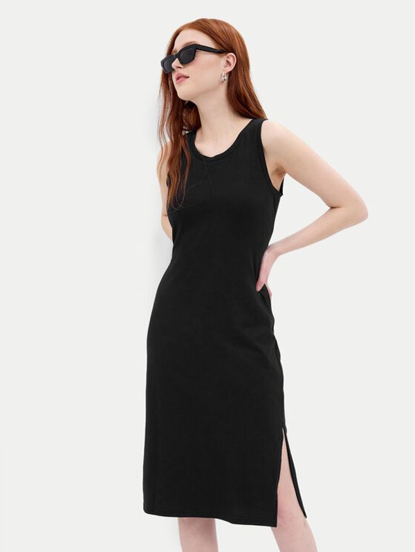 Gap Gap Ljetna haljina 624686-01 Crna Slim Fit