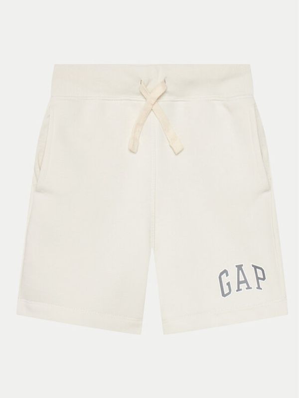 Gap Gap Sportske kratke hlače 875152-04 Écru Regular Fit