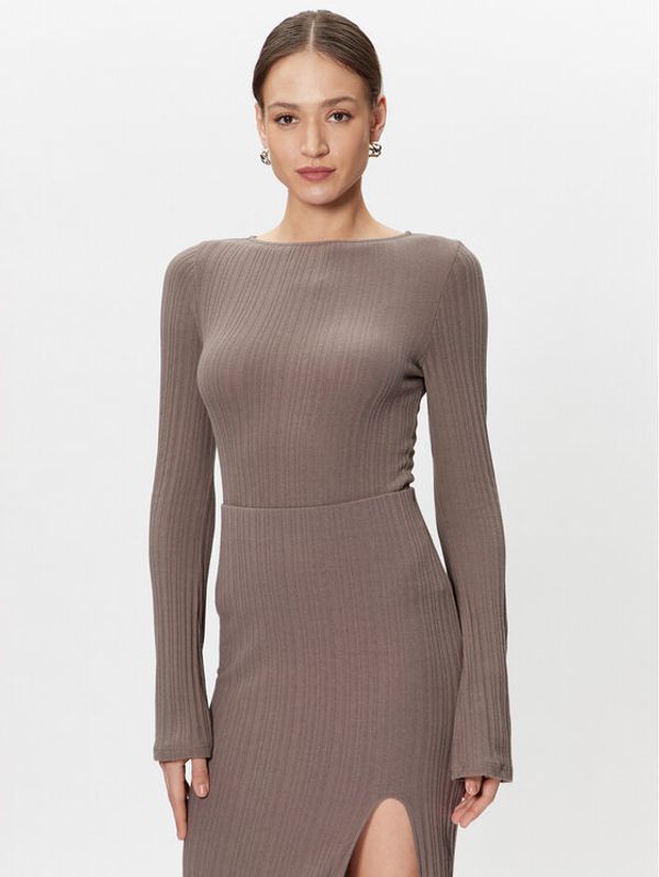 Gina Tricot Gina Tricot Majica 18688 Bež Slim Fit