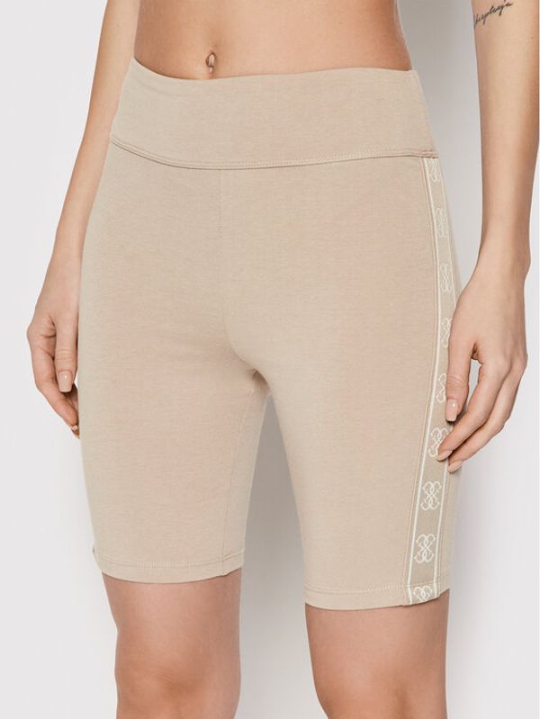 Guess Guess Biciklističke hlače V2GD12 KABR0 Bež Slim Fit
