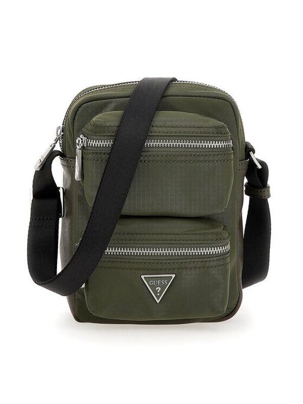 Guess Guess Crossover torbica Certosa Nylon Smart Mini Bags HMECRN P3163 Zelena