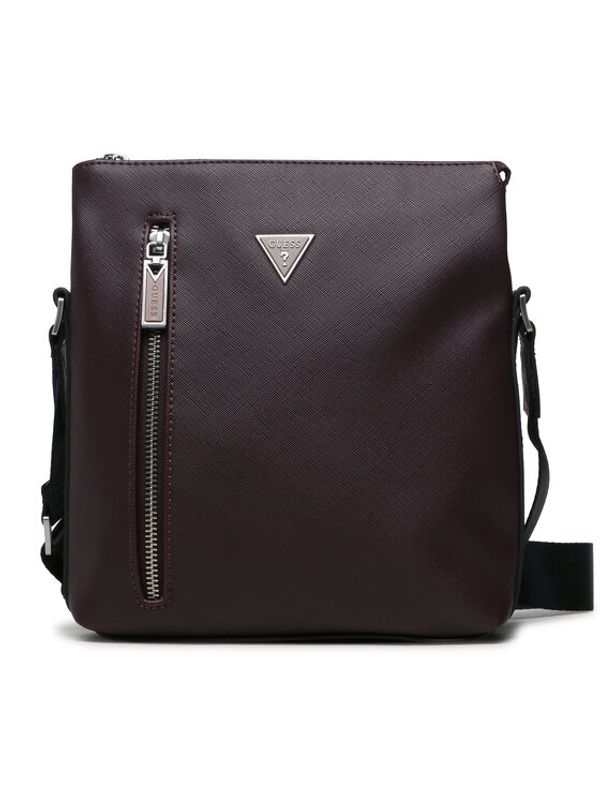 Guess Guess Crossover torbica Certosa Saffiano Smart Mini Bags HMECSA P3299 Tamnocrvena