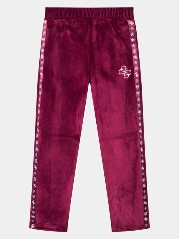 Guess Guess Donji dio trenerke J3BQ12 KBYO0 Tamnocrvena Relaxed Fit