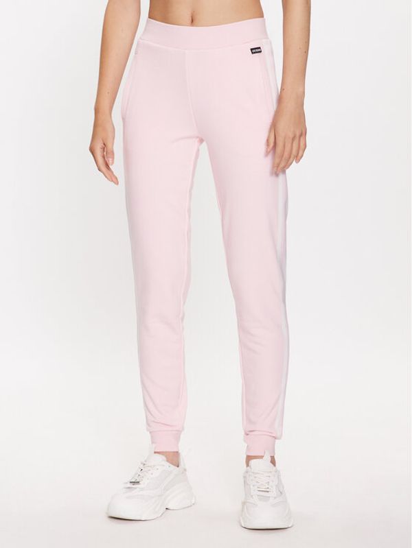 Guess Guess Donji dio trenerke Rosas V3YB20 KBV71 Ružičasta Regular Fit