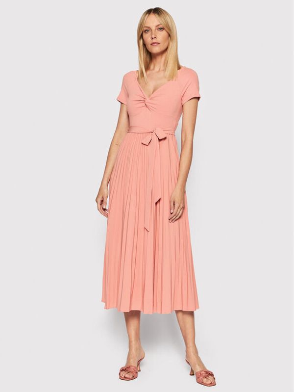 Guess Guess Haljina za svaki dan Erynn WBGK86 WE6D1 Ružičasta Regular Fit