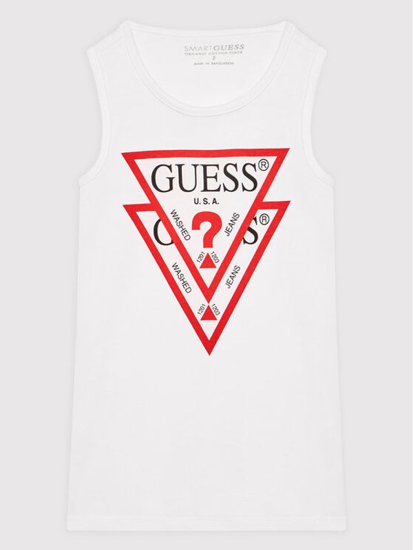 Guess Guess Haljina za svaki dan K92K31 KAUD0 Bijela Regular Fit