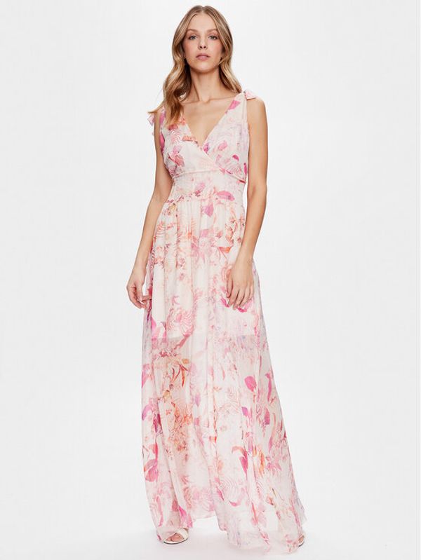 Guess Guess Haljina za svaki dan Smocked Venus W3GK50 WE550 Šarena Regular Fit