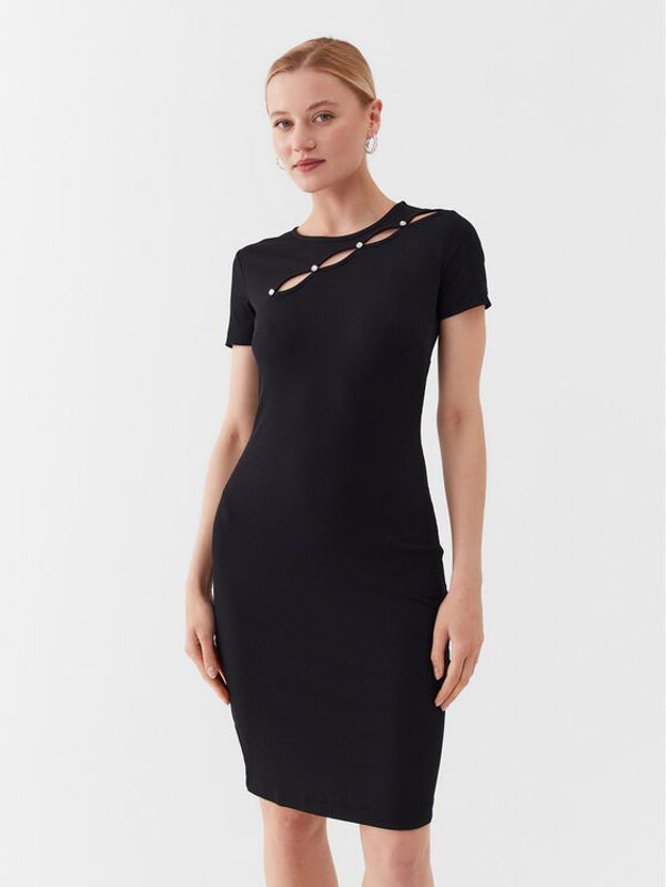 Guess Guess Haljina za svaki dan W3YK65 KAZH2 Crna Slim Fit