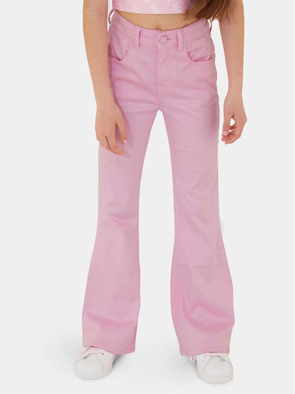 Guess Guess Hlače J4RB01 WF7H0 Ružičasta Bootcut Fit