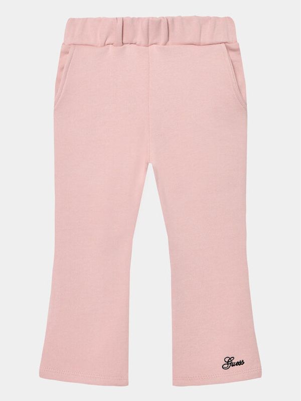 Guess Guess Hlače K3BQ12 KAD74 Ružičasta Relaxed Fit