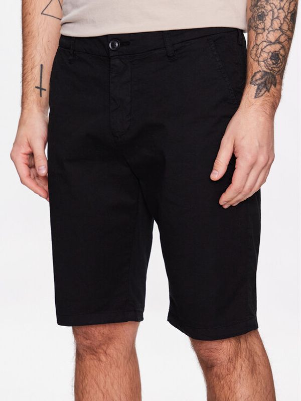 Guess Guess Hlače Myron M3GD18 WFBZ3 Crna Slim Fit