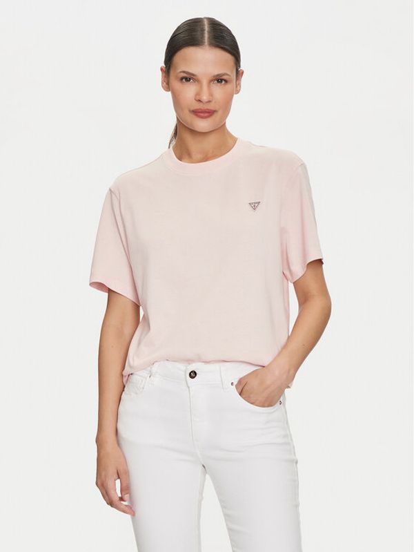 Guess Jeans Guess Jeans T-shirt W4YI05 K8HM0 Ružičasta Regular Fit