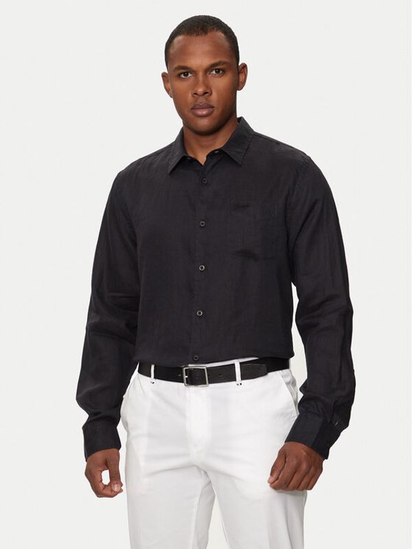 Guess Guess Košulja M2YH44 WERX0 Crna Regular Fit