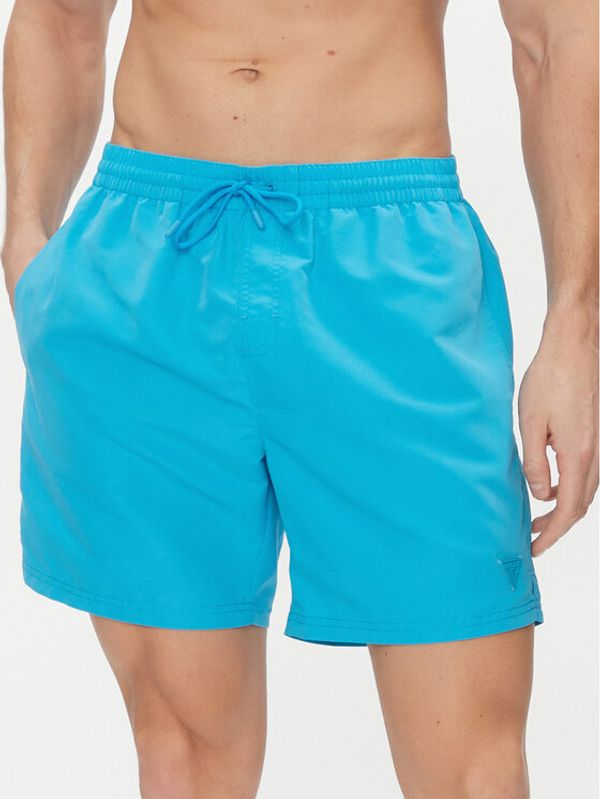 Guess Guess Kupaće gaće i hlače F4GT01 WG282 Plava Regular Fit