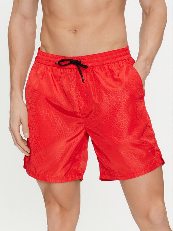 Guess Guess Kupaće gaće i hlače F4GT05 WG292 Crvena Regular Fit