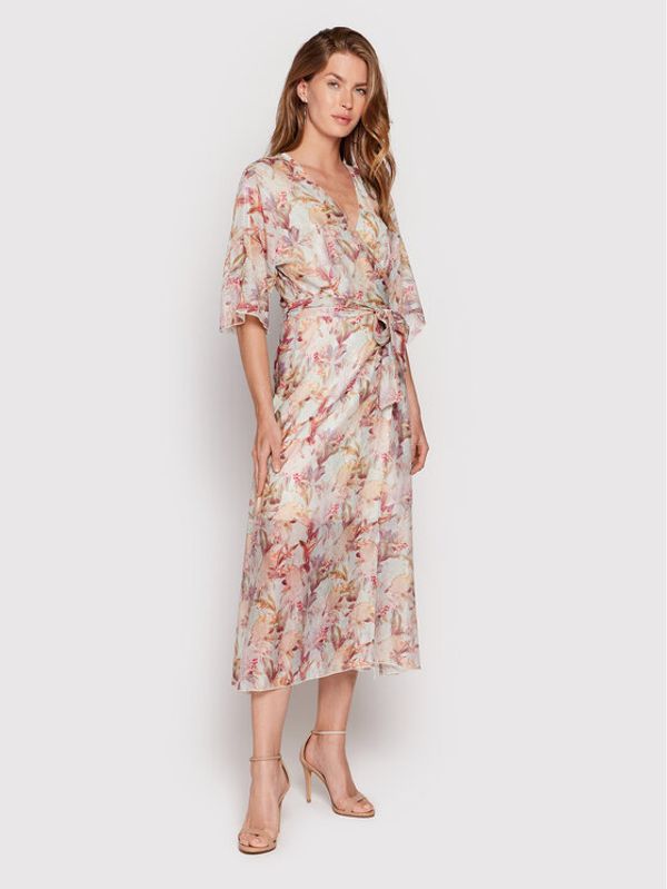 Guess Guess Ljetna haljina W2YK38 WEPQ0 Bež Regular Fit