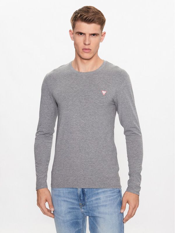 Guess Guess Majica dugih rukava M2YI28 J1314 Siva Slim Fit