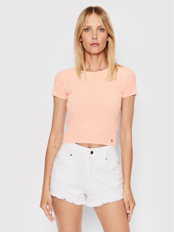 Guess Guess Majica W2YR42 Z2U00 Ružičasta Slim Fit