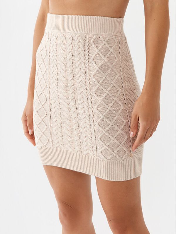 Guess Guess Mini suknja W3YD68 Z37L1 Siva Regular Fit