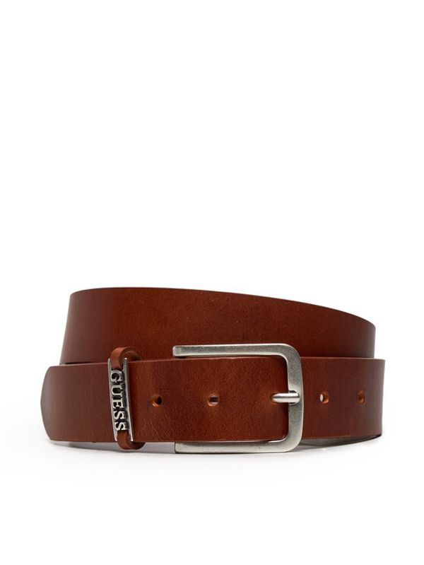 Guess Guess Muški remen Detailed Loop Belt M4BZ29 L0VE0 Smeđa