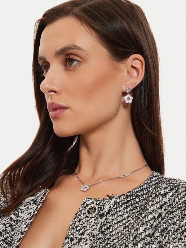 Guess Guess Naušnice JUBE0447 1JW Srebrna