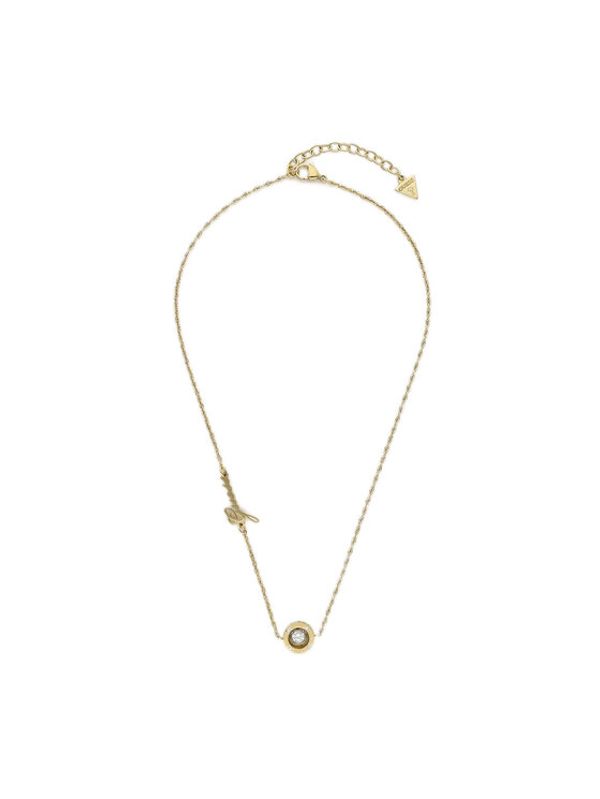 Guess Guess Ogrlica JUBN01 459JW Zlatna