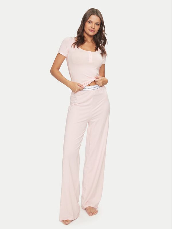 Guess Guess Pidžama O4YX02 KBBU1 Ružičasta Regular Fit