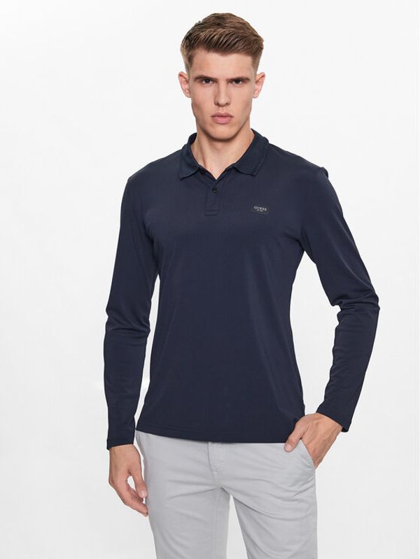 Guess Guess Polo M3YP13 KBS60 Plava Slim Fit