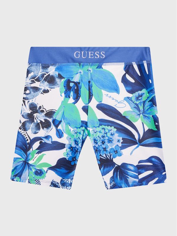 Guess Guess Sportske kratke hlače J3GD09 MC01P Plava Regular Fit