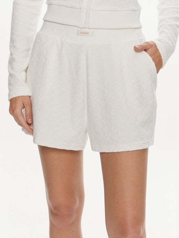 Guess Guess Sportske kratke hlače V4GD15 KC5W2 Écru Loose Fit