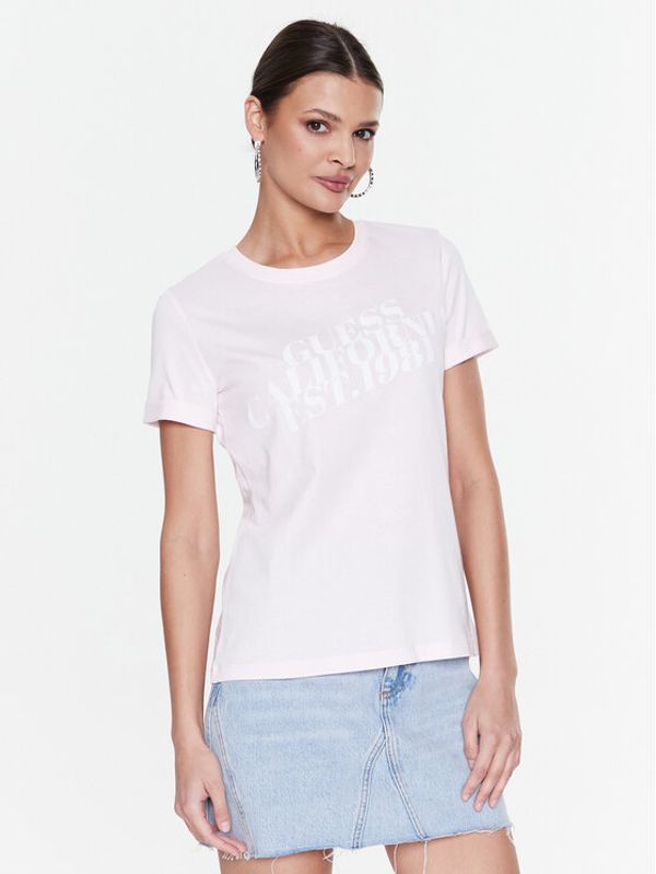 Guess Guess T-shirt Aurelia W3RI26 JA914 Ružičasta Regular Fit