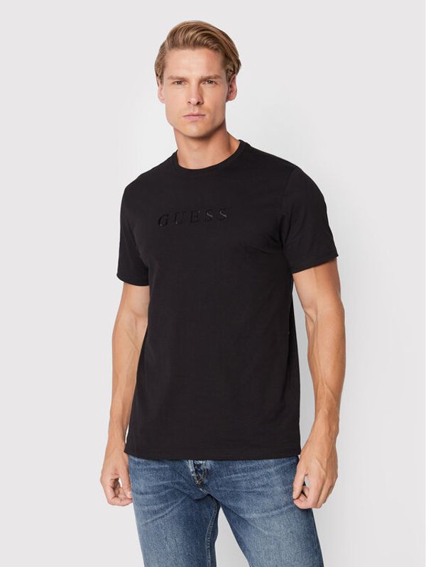 Guess Guess T-shirt M2BP47 K7HD0 Crna Regular Fit