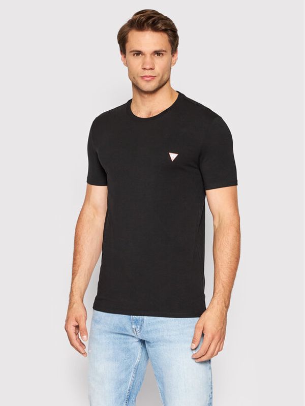 Guess Guess T-shirt M2YI24 J1311 Crna Super Slim Fit
