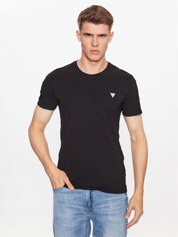 Guess Guess T-shirt M2YI24 J1314 Crna Slim Fit