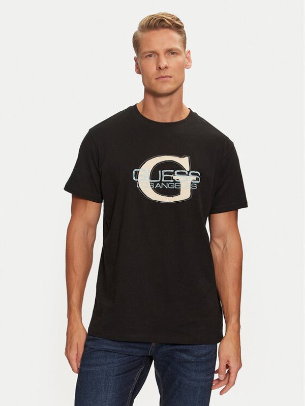 Guess Guess T-shirt M4BI42 I3Z14 Crna Regular Fit