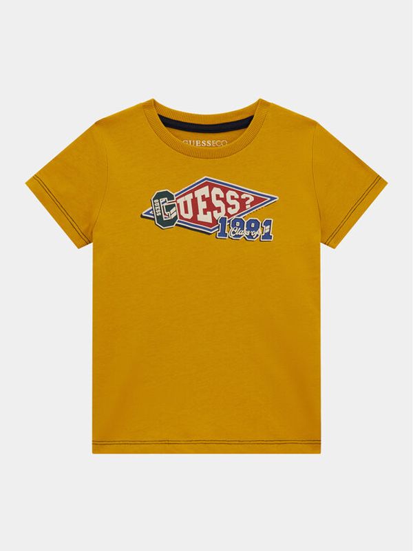 Guess Guess T-shirt N4RI11 K8HM4 Bijela Regular Fit
